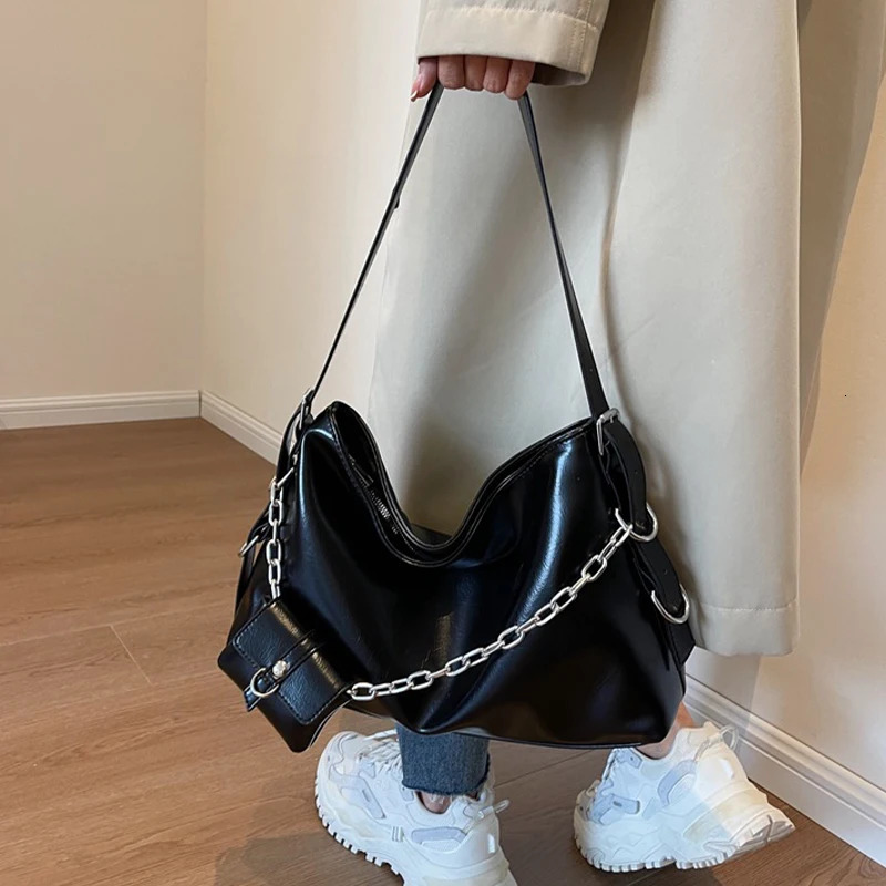 Simple Underarm Bag Shoulder Bag Fashionable Large Capacity Crossbody Bag 250214