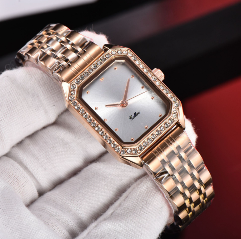 Rol Design Women's Watch AAA Watch High Quality Luxury Watch 27MM Quartz Battery Power Watch Stainless Steel Watch Diamond waterproof watch