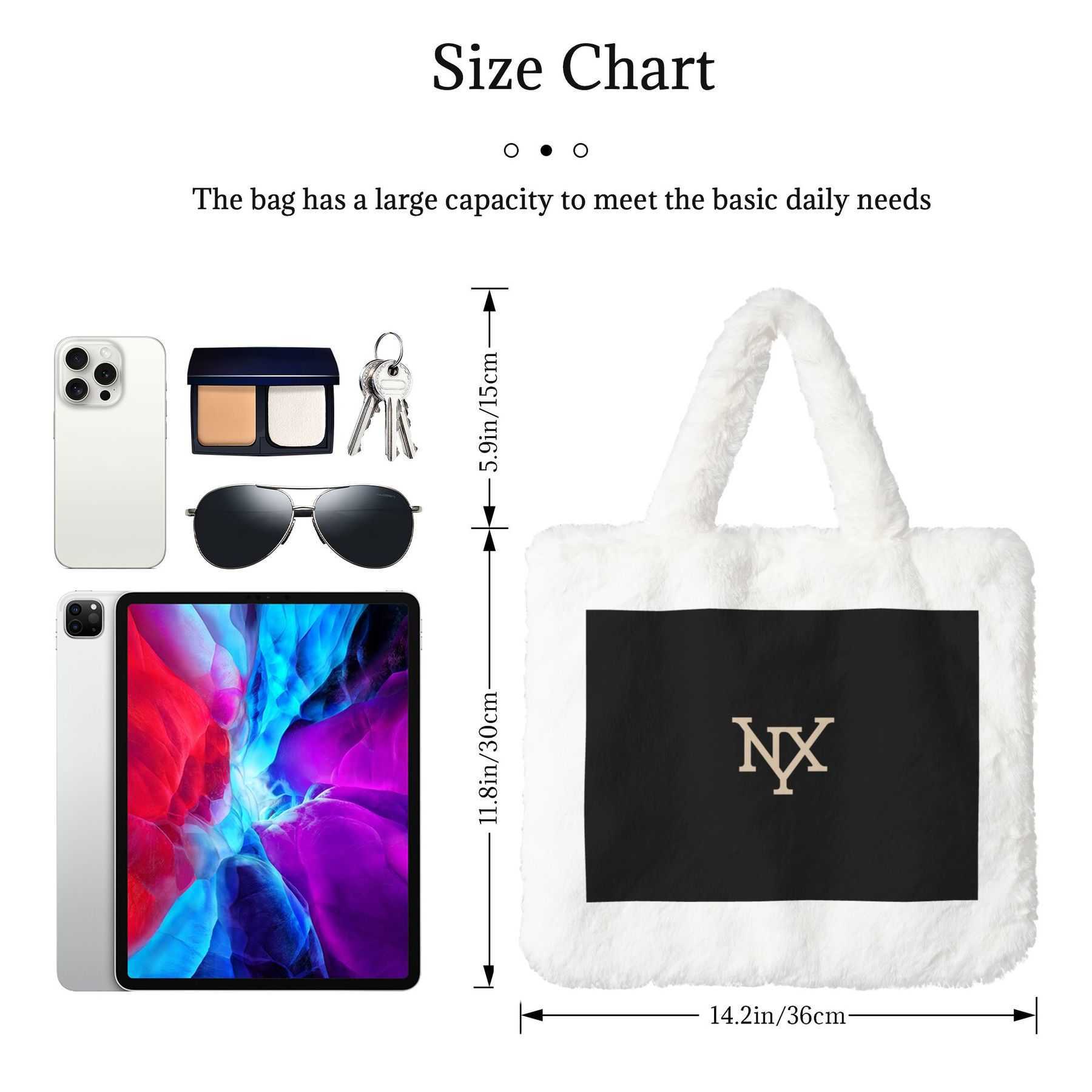 NXY Simple Plush Tote Bag Women Designer Shopping Bags Classic Solid Color Beach Bag Luxurys Handbags Lady Shop Purse 250218