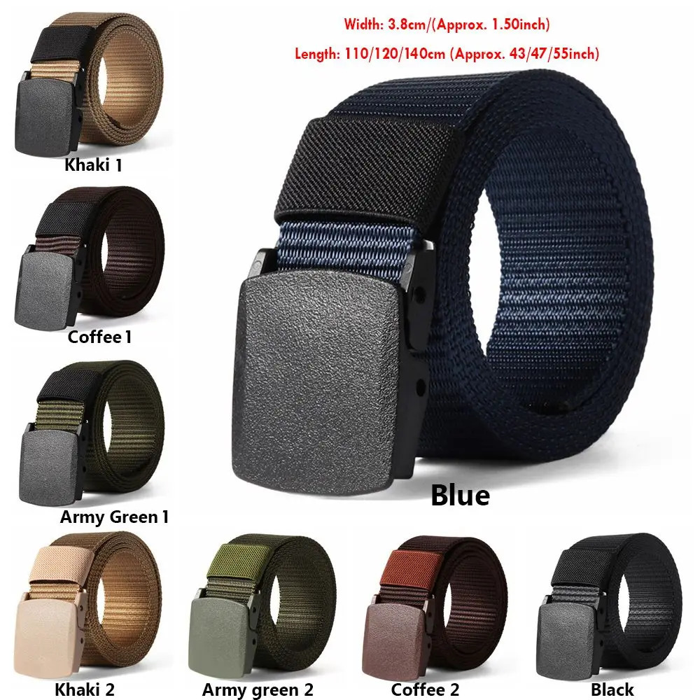 Outdoor Sports Military Tactical Waist Belt Nylon for Fat Man Mens Lengthen Classic Casual Waistband 250213