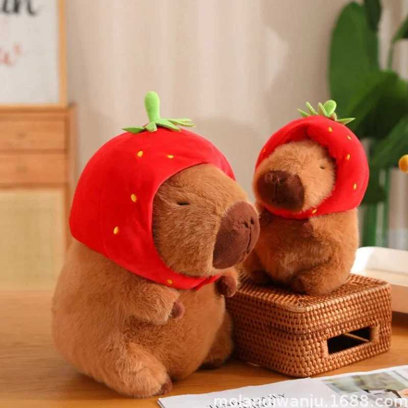Capybara Plush Simulation Capibara Anime Fluff Toy Kaii Plushie Cute Doll Stuffed Animals Soft Doll Plush Gift Kid ToysXJ250218