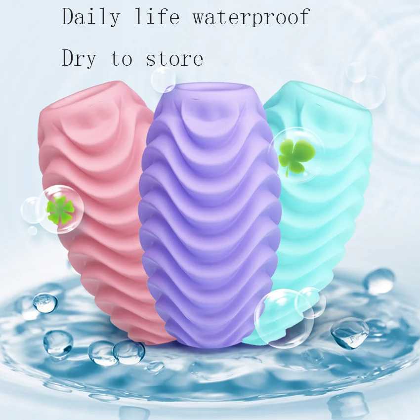 Male Pocket Cat Masturbation Egg Portable Stimulating Penis Massager Silicone Stretchable Masturbator Adult Sex Toy W250218