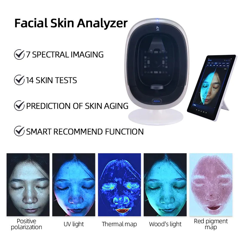 2025 3D Skin Analyzer Professional Analizadaor Magnetico Skin Analysis Device Scanner Skin Tester