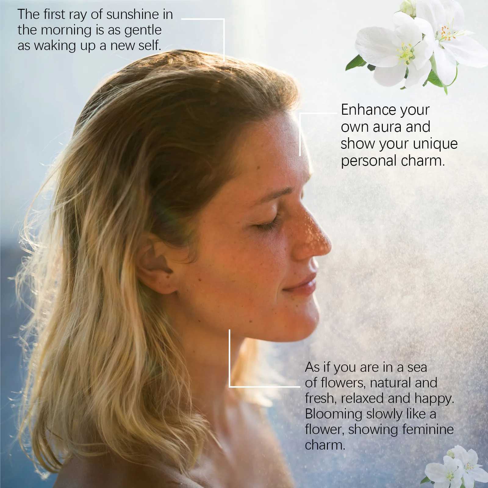 Roxelis 100ml Jasmine Light Fragrance Perfume Spray Brazilian Scent Long Lasting Floral Aroma Deodorant Dating Charming Perfume W250218