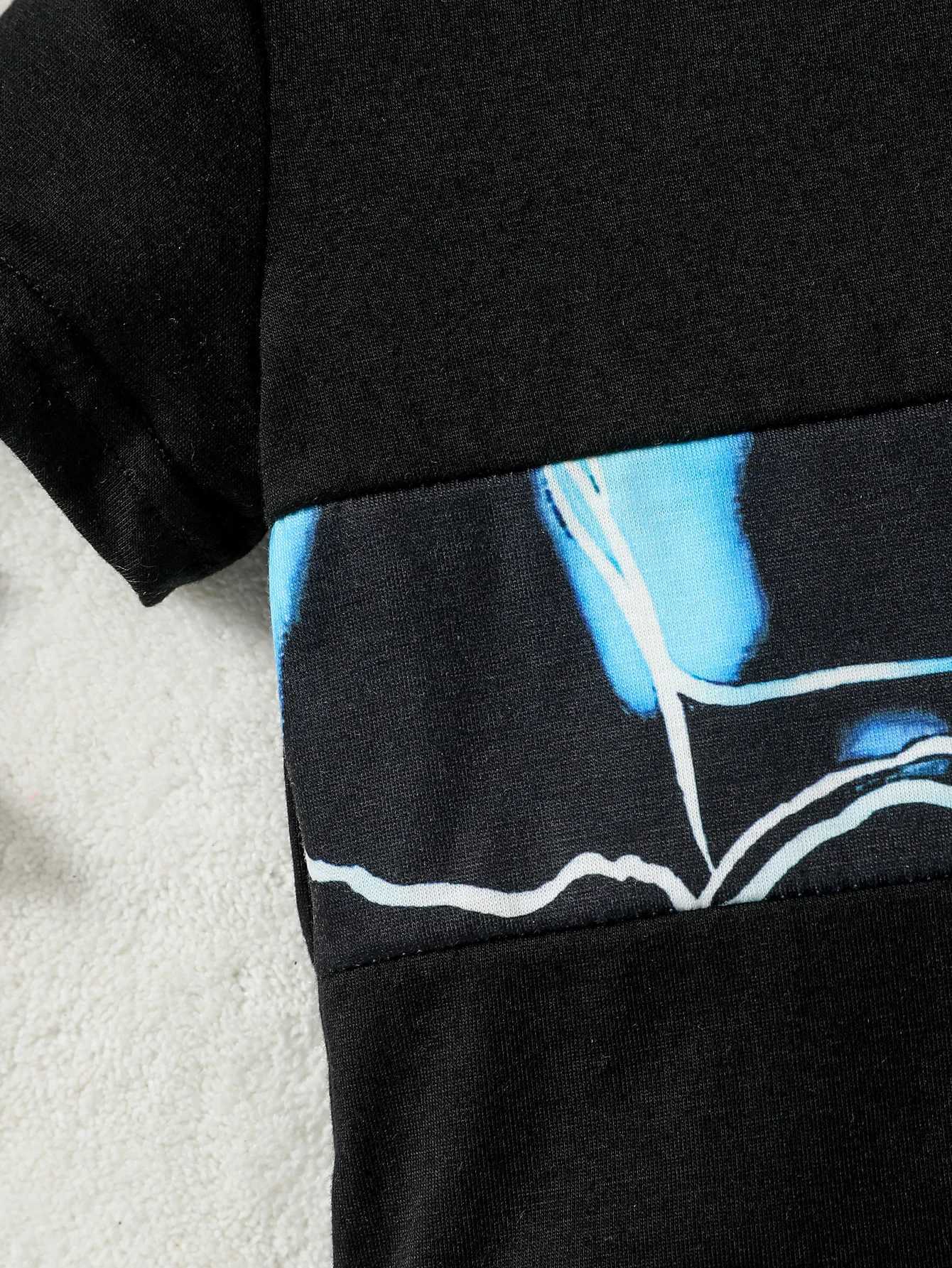 2PCS 2024 Baby Boys Summer Short Sleeve Top Short Trousers For 1-3Y Casual Daily Set Clothes+ Hat W250218