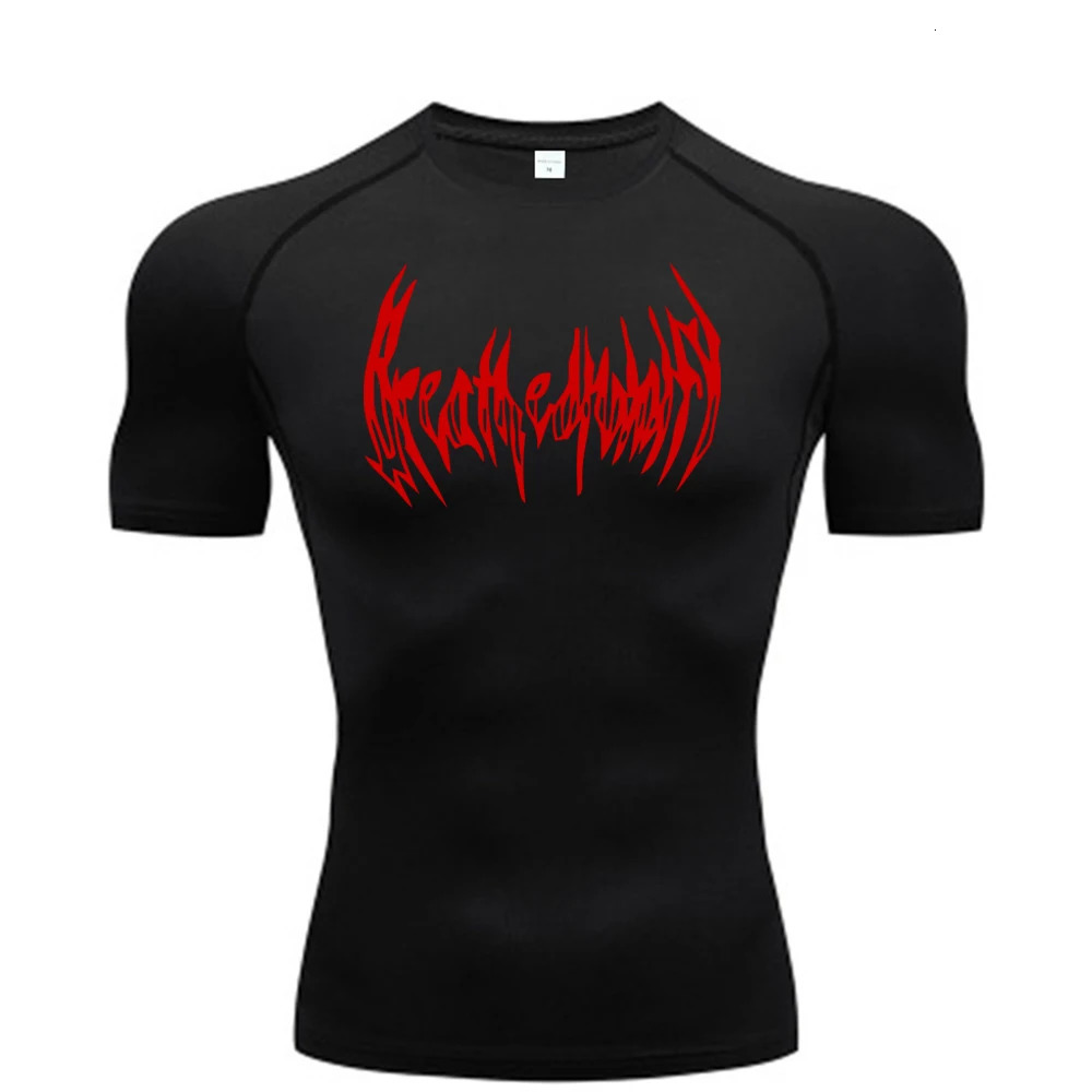 Milk Silk Fitness T-shirt Mens Muscle Gym Compression Sportswear Quick-drying Breathable Sports Bottoming Shirt 250214