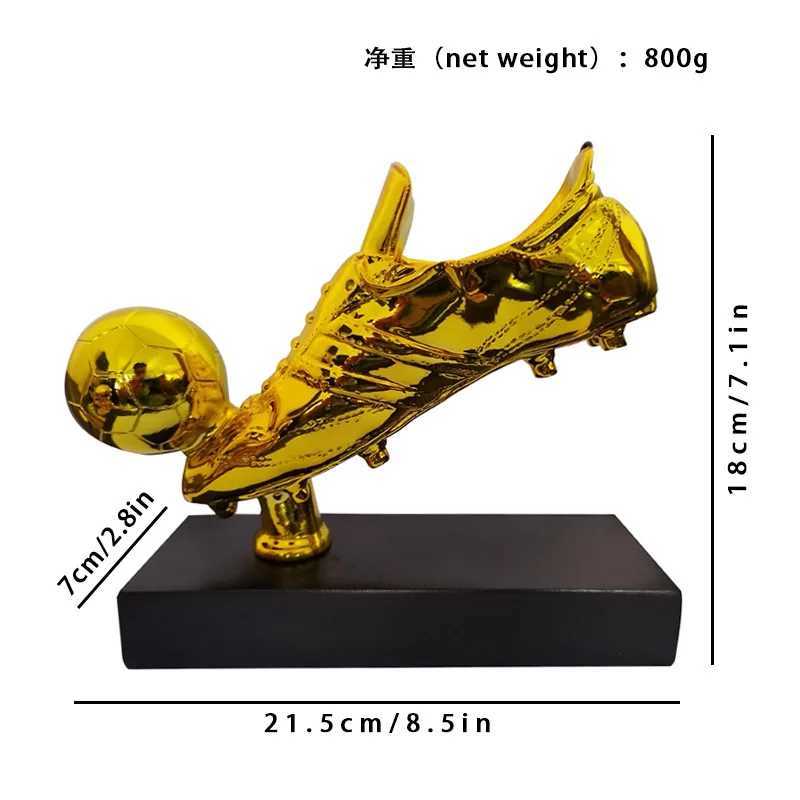 Football went Golden Boot Award Trophy World Cup Scorer Souvenir Student Team Football Match Prize W250217