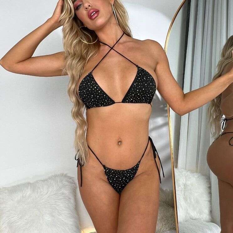 TZ116 New Sexy Hot Diamond Bikini Fun Underwear Set Designer Underwear Women Swimsuit One Piece Swimsuit Designer Bathing Suit New Product New Arrival