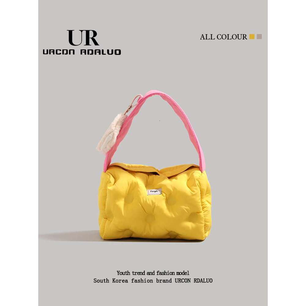 UR niche cute style cheese cube camera pillow bag Women's handbag new luxury designer brand handbag chic