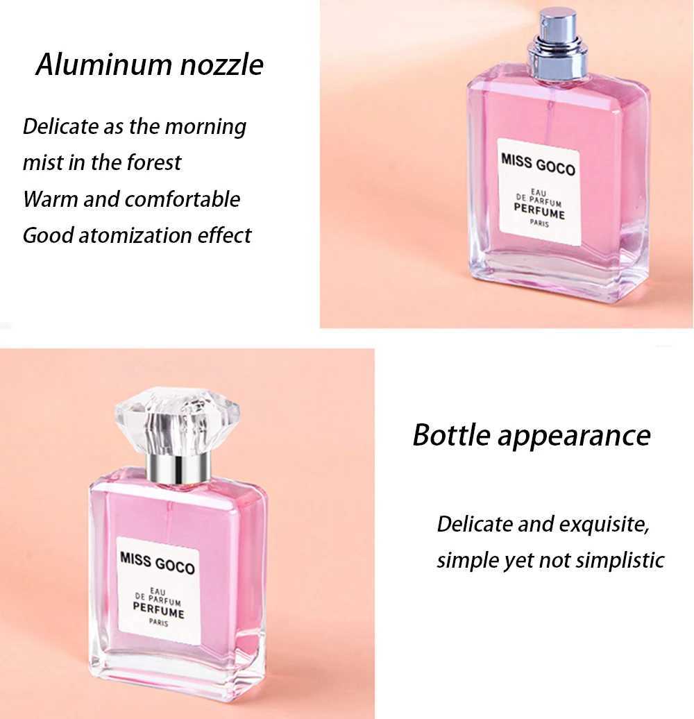 50ML Fresh Fruity Aroma Perfume Spray Lasting Body Fragrance Attracts Love Pheromone Scent Floral Flavor Unisex Dating Women W250218
