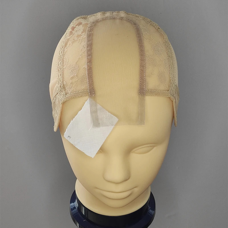 2X4 Lace-closure-wig-caps for making closure wigs chinese-swiss-lace closure wig caps 250214