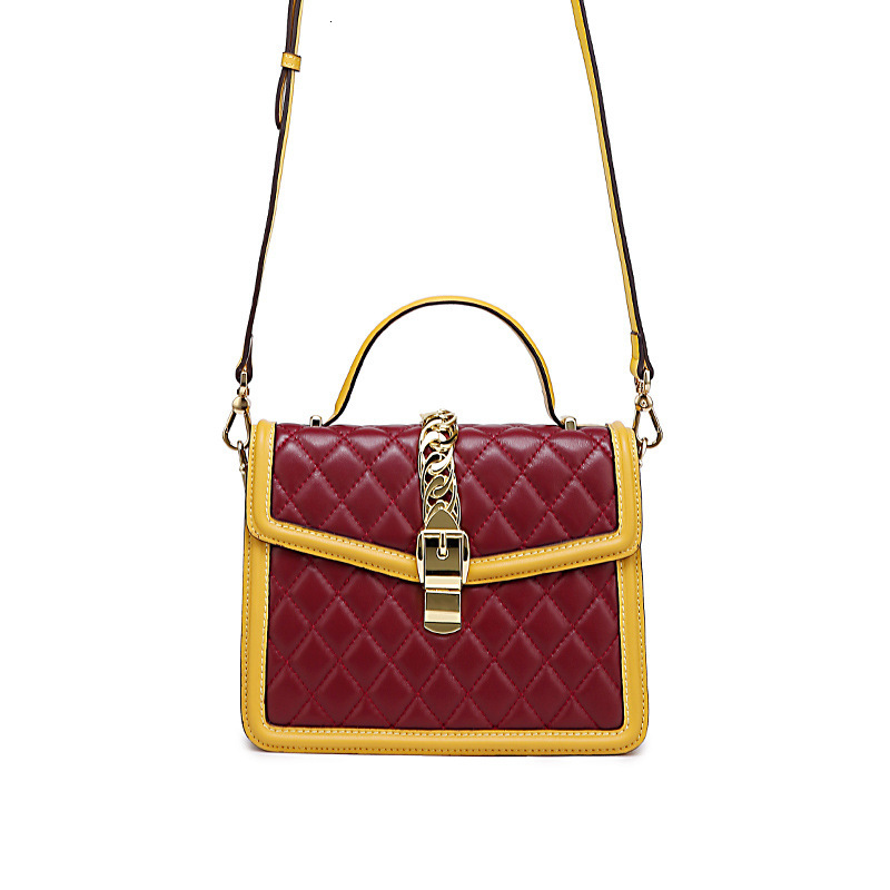 Designer Designer New Trendy Fashionable Diamond Grid Small Square Personalized And Stylish, Simple Crossbody Women's Bag, Handbag