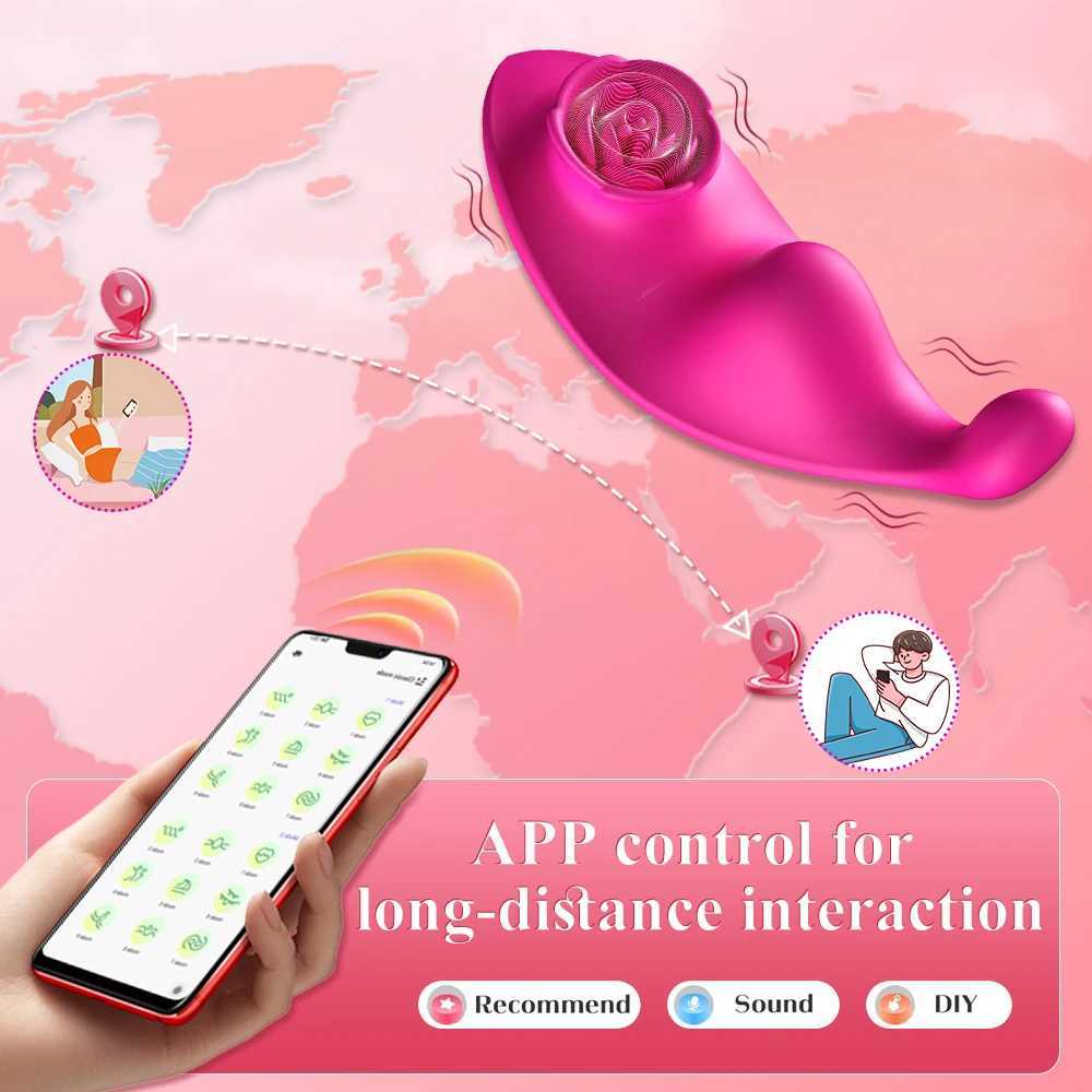 Wireless Bluetooth Clitoris Vibrator for Women APP Control Wearable Clitoris Stimulator Female Masturbator Sex Toys for AdultsXJ250218