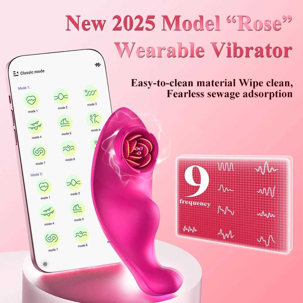 Wireless Bluetooth Clitoris Vibrator for Women APP Control Wearable Clitoris Stimulator Female Masturbator Sex Toys for AdultsXJ250218
