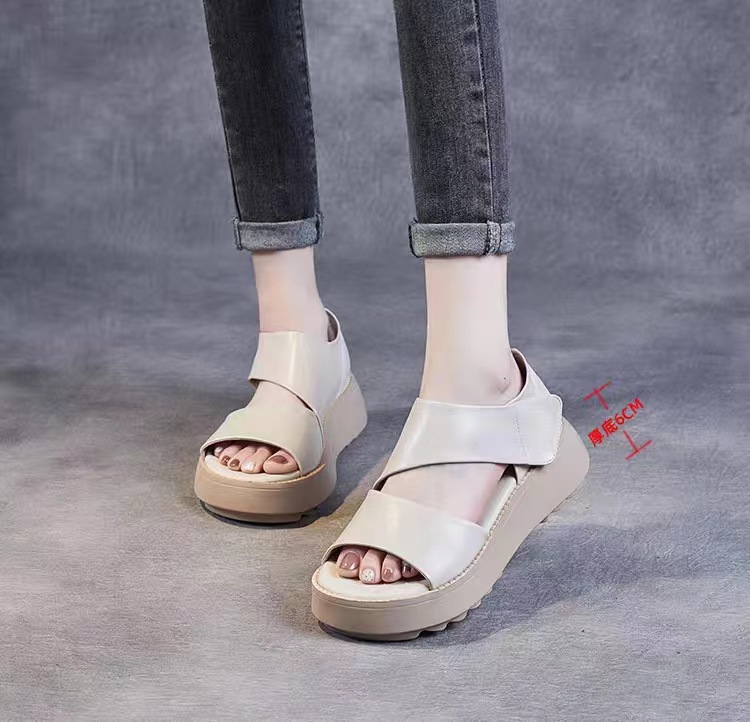 Hook & Loop sandals for women womens slippers slide thick soled black brown white yellow indoor outdoor casual shoes trainers sneakers 2025