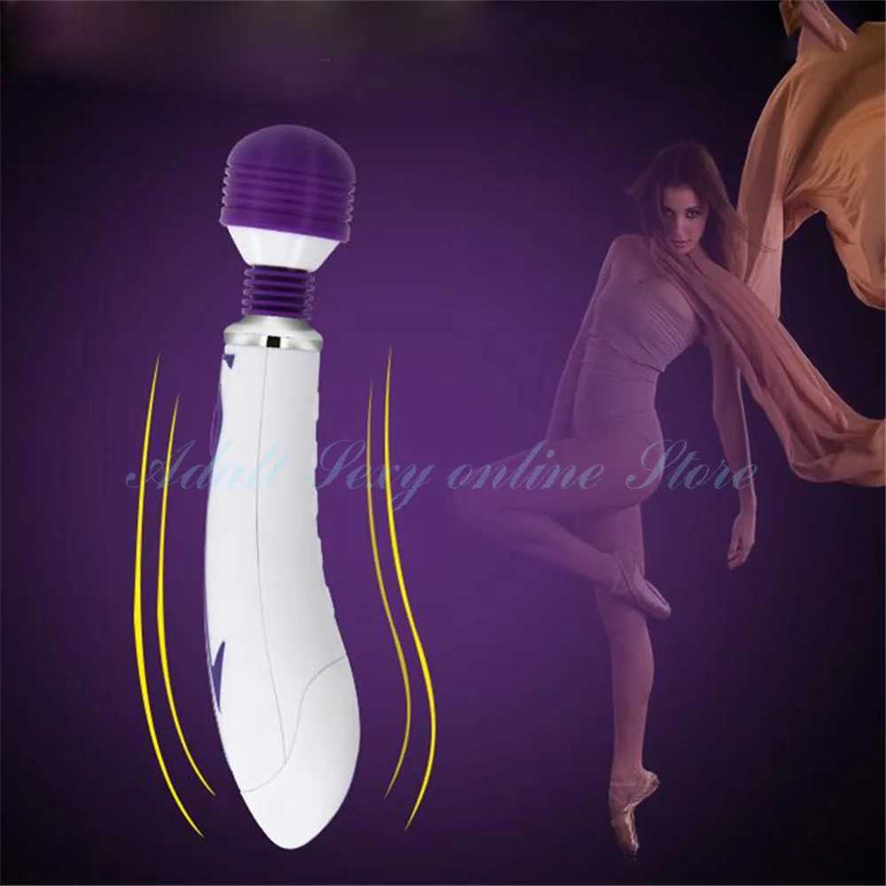 Wand Vibrators AV Massager Multi Speed Vibration Bullet Clitoris Stimulators Stick Sex ProductsXJ250218