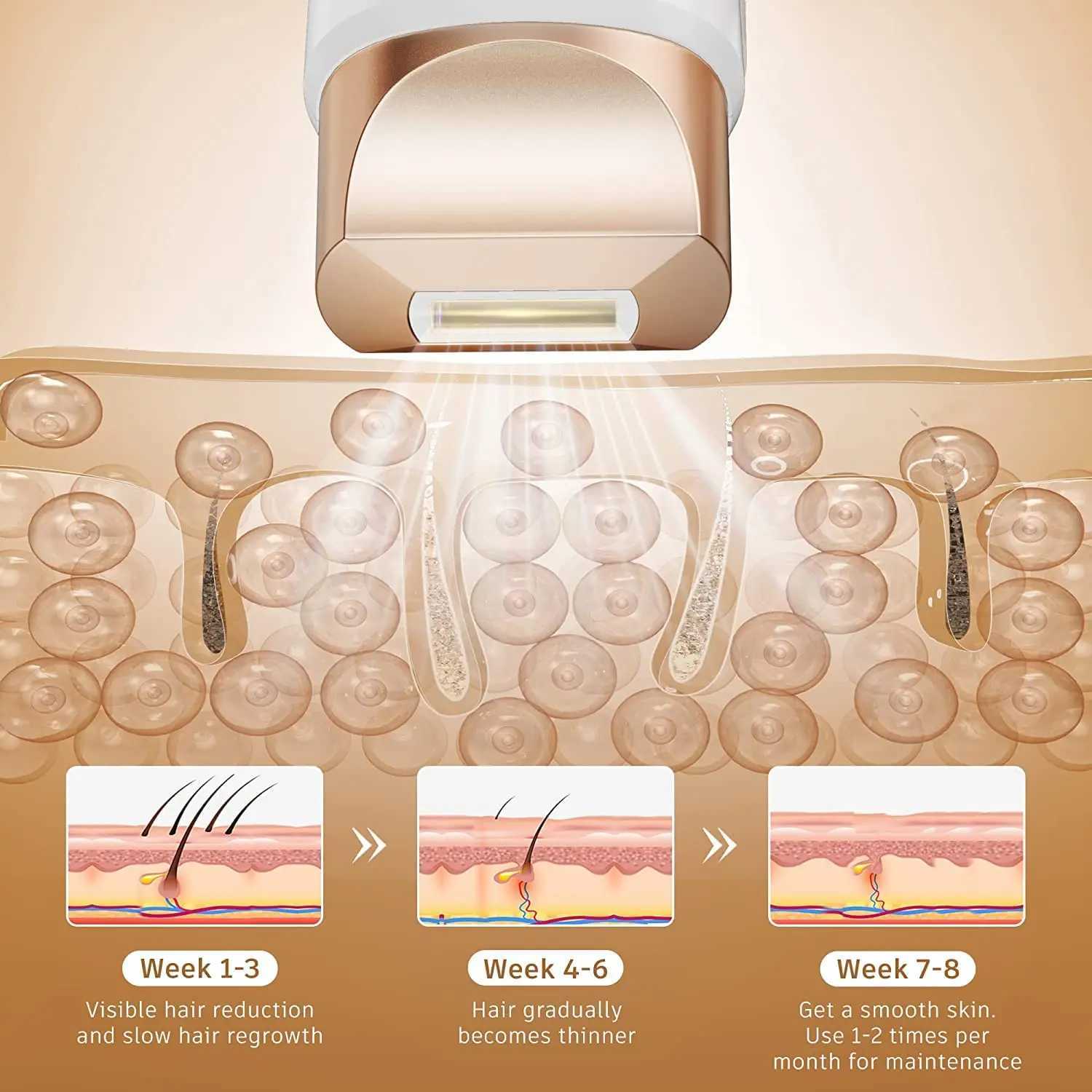 IPL laser hair removal permanent home hair removal device for women and men 999999 full body hair removal Z250218