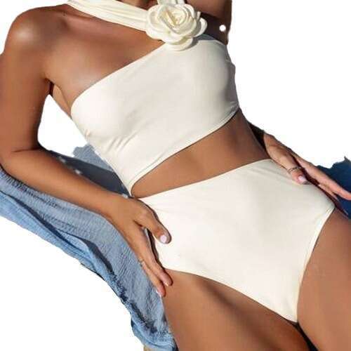 2025 Women's New Solid Color Floral High-end Sexy Bikini Swimsuit Swimwear Skimss Holiday Luxury Bikini Designer Bathing Suits Women New Arrival