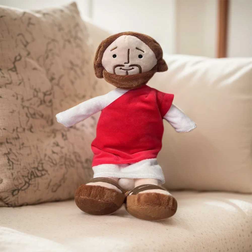 Jesus Plush Doll Stuffed Animal Jesus Plush Toy Plushie Savior Doll Plushie Toy Gifts for Kids for Christening Religious EasterXJ250218