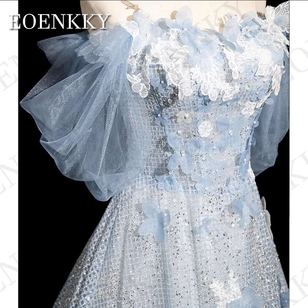 Off Sparkly Shoulder Prom Dress Blue Appliques D Butterfly Special Ocn Dresses A E Glitter Women es