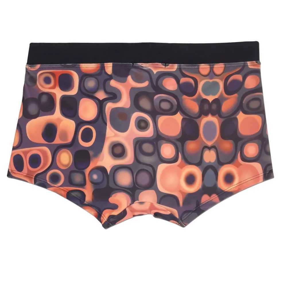 Mens Trunk Swimwear Swim Pants Swimsuits Swimming Beach Shorts Surf Square Cut Bathing Suit Boardshorts Drawstring Underpants M250218