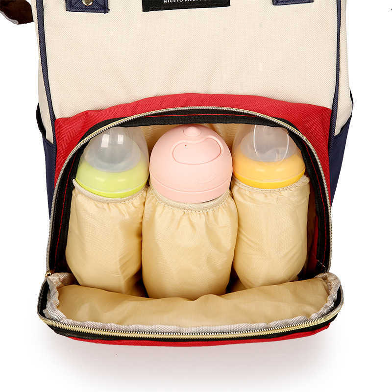 Mommy Bag New Handheld Backpack Insulated Outward Backpack Large Capacity Multi Functional Mother And Child Bag Day Backpack Travel Bag 241225