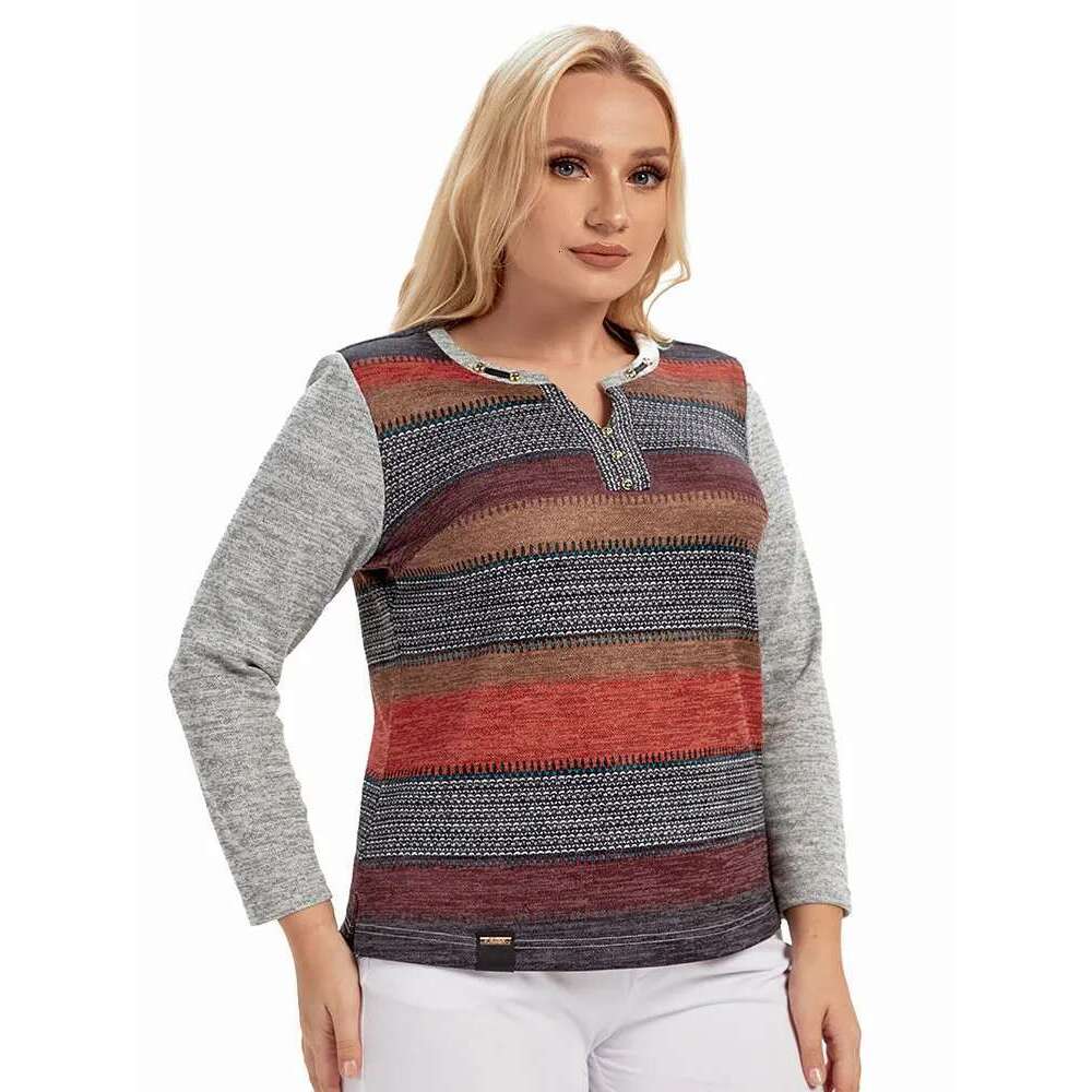 Womens Plus Size Woven Vneck Shirt Belongs To The Category Of Womens Clothing
