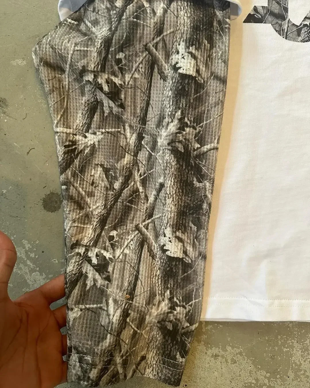 Y2k street camouflage patchwork shirt womens T-shirt mens American casual printed long-sleeved retro Harajuku loose top 250217