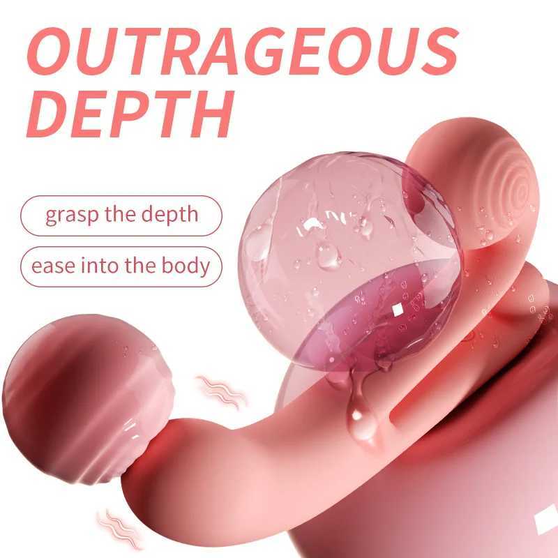 Snail Vibrators For Women Clitoris Stimulator 10 Modes Vagina Insertion Massager Silicone Vibrating Stick Female Adult Sex ToysXJ250218