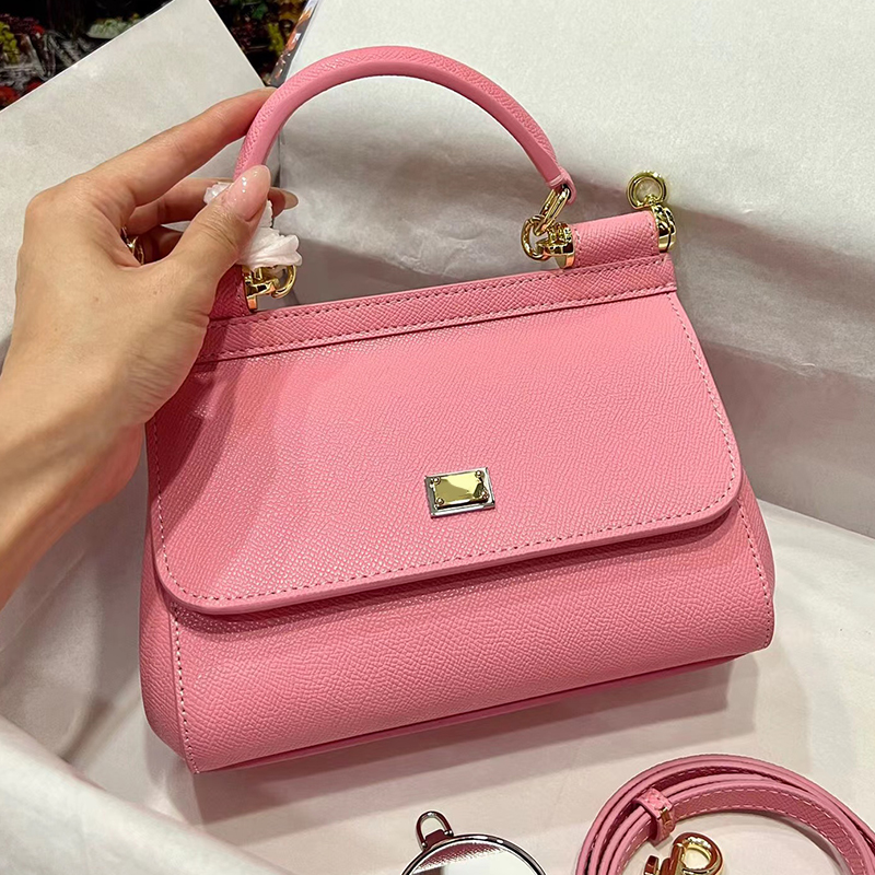 Mirror Quality designer purse Sicily bag Women Designer Handbag Top Handle Flap Genuine Leather Womens Bag Cross Body Daily commuting Versatile 20cm 25cm
