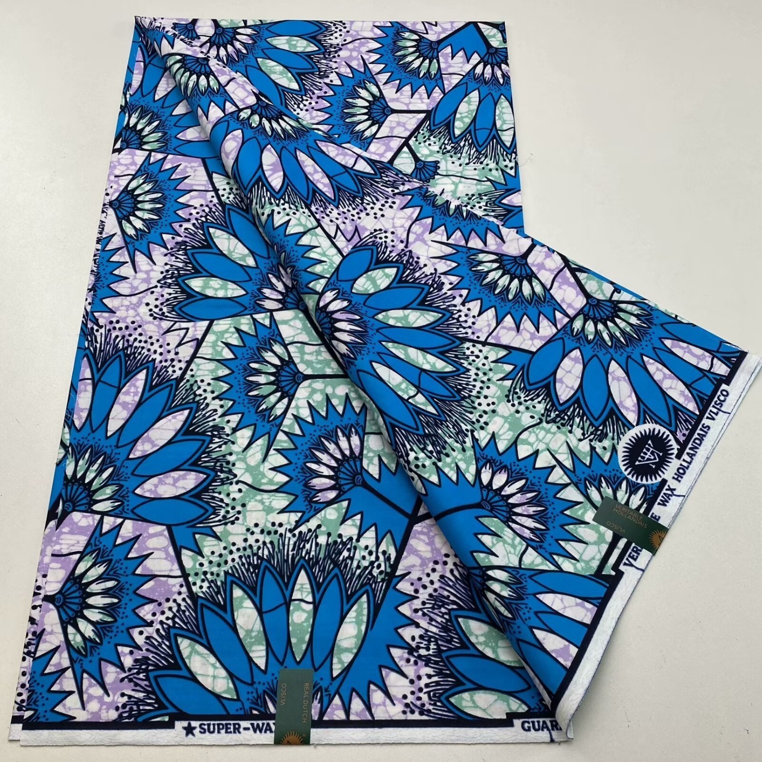 African Prints 100% genuine wax Nigerian DIY textiles Ankara batik fabric sewing fabric block printing Dutch batik high-quality 240530