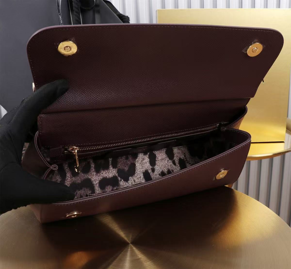 Designer Shoulder 10A High Quality Women's Crossbody Litchi Genuine Leather Hardware Platinum Square Tote Bags Multicolor Handbags