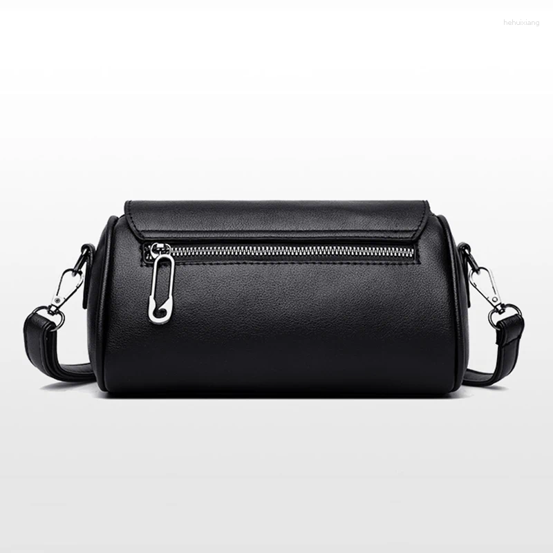 Totes 2025 Small Bag Women's Trendy Versatile Cylinder Bags Shoulder Crossbody Pillow Solid Color Simple