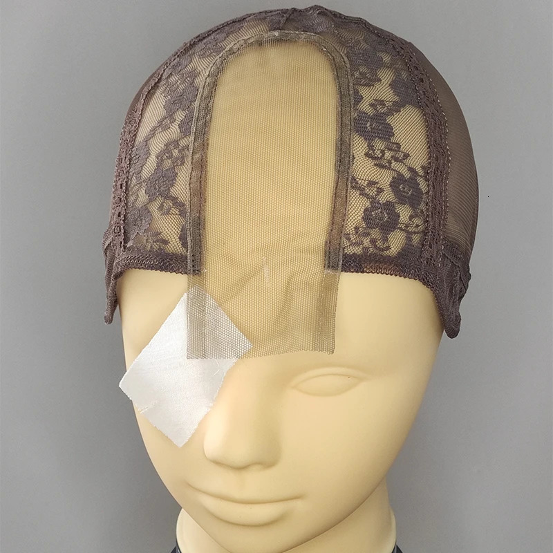 2X4 Lace-closure-wig-caps for making closure wigs chinese-swiss-lace closure wig caps 250214