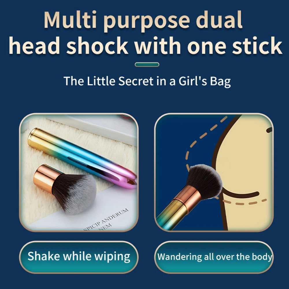 Vibrator Makeup Brush Bullet Vibrator Dildo for Women G-Spot Nipple Clitoral Massager AV Magic Wand Female Masturbation Sex ToysXJ250218