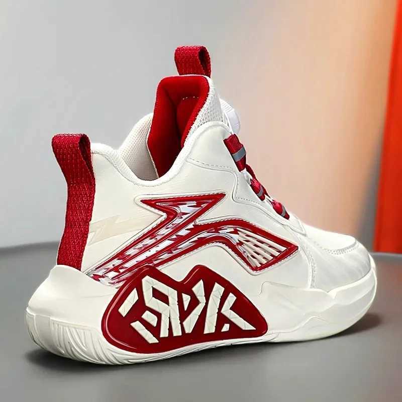 2025 Boys Sneakers - Lightweight Soft Sole Spring Sports Shoes Shock Absorbing Training Basketball Shoes for Big Boys Z250217