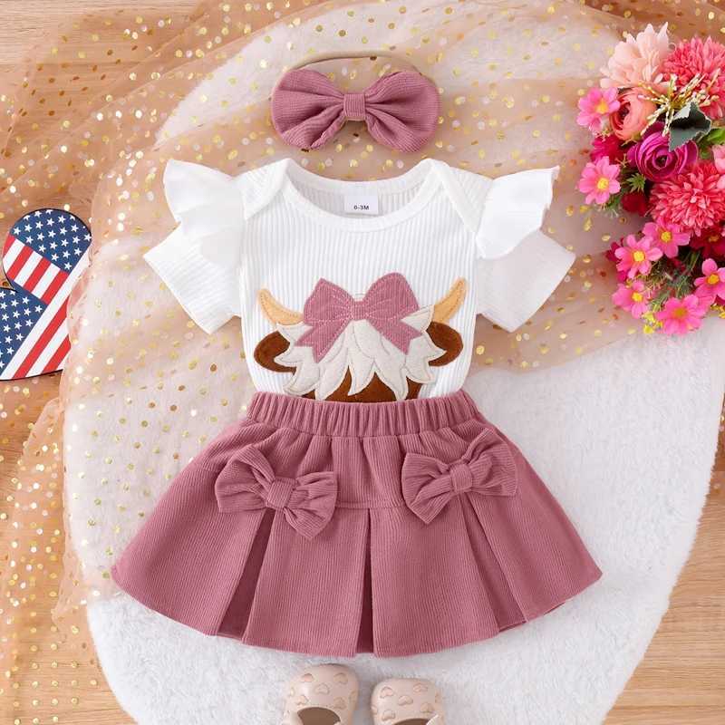 Able Toddler Girls sleeveless floral print jumpsuit with ruffled trim matching technique and bow headband set perfect for summer fun W250218