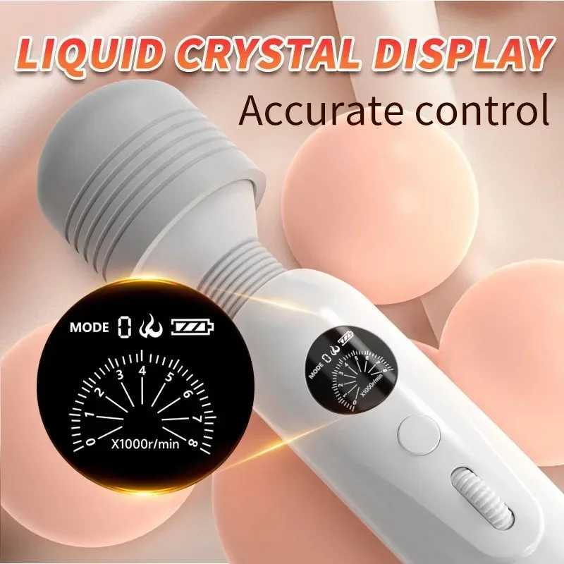 Heating Wand Massager For Sensual Plea Female Masturbator Self-plea And Couples Play For Women Clit Stimulator Sex ToyXJ250218