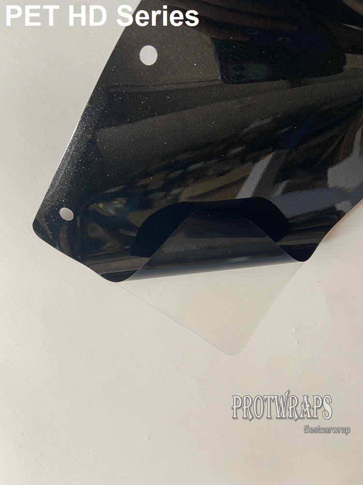 Premium Wahana Black Vinyl Wrap Sticker Whole Car Wrapping Covering Film With Air Release Initial Low Tack Glue Self Adhesive Foil 1.52x18m 5X59ft