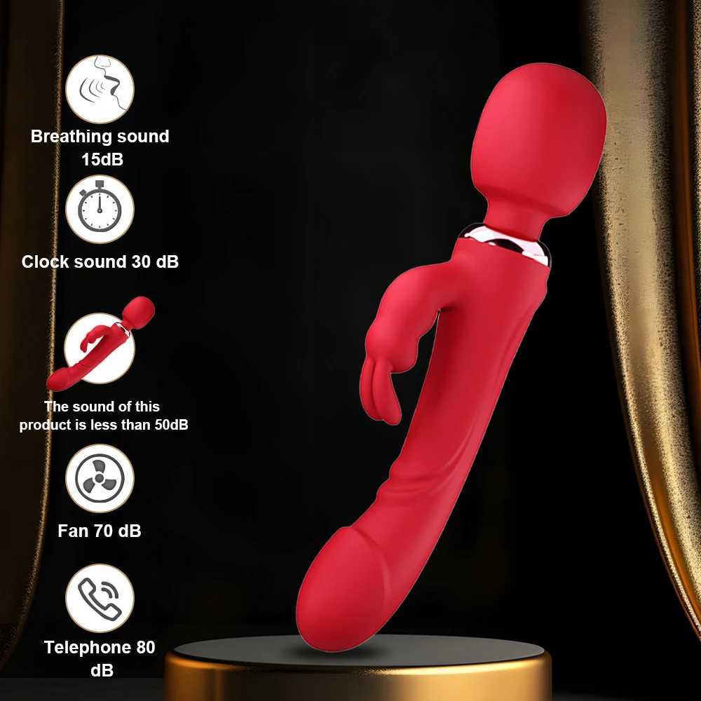 The Latest High End Three Head Vibrator Instant Orgasm Mute Clitoris G Spot Nipple Women Masturbation Device Adult Sex ToyXJ250218