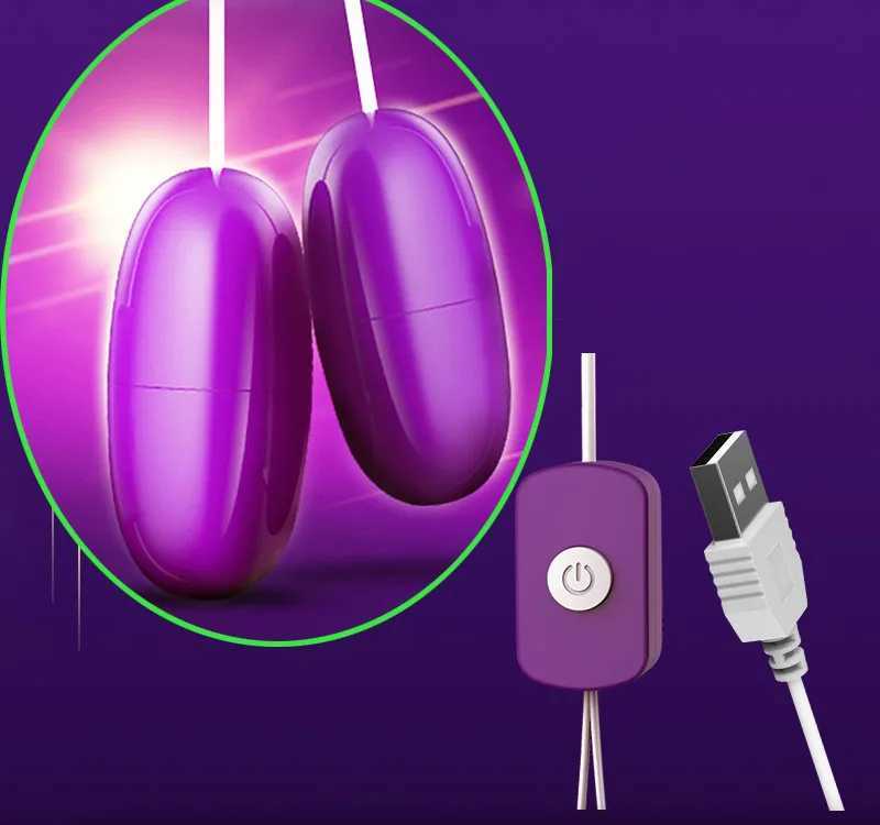 107cm USB Power Jump s Vibrator G-spot Massage Stick Double Masturbation Clitoris Remote control Mini Orgasm Squirt Sex ToysXJ250218