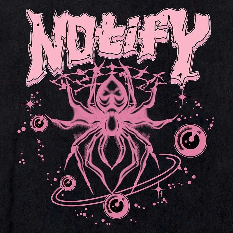 Haruku Hoodie Jacket Streetwear Fashion Letters Spider Print Zipper Hooded Sweatshirt 2023 Unisex Hip Hop Casual Loose Coats