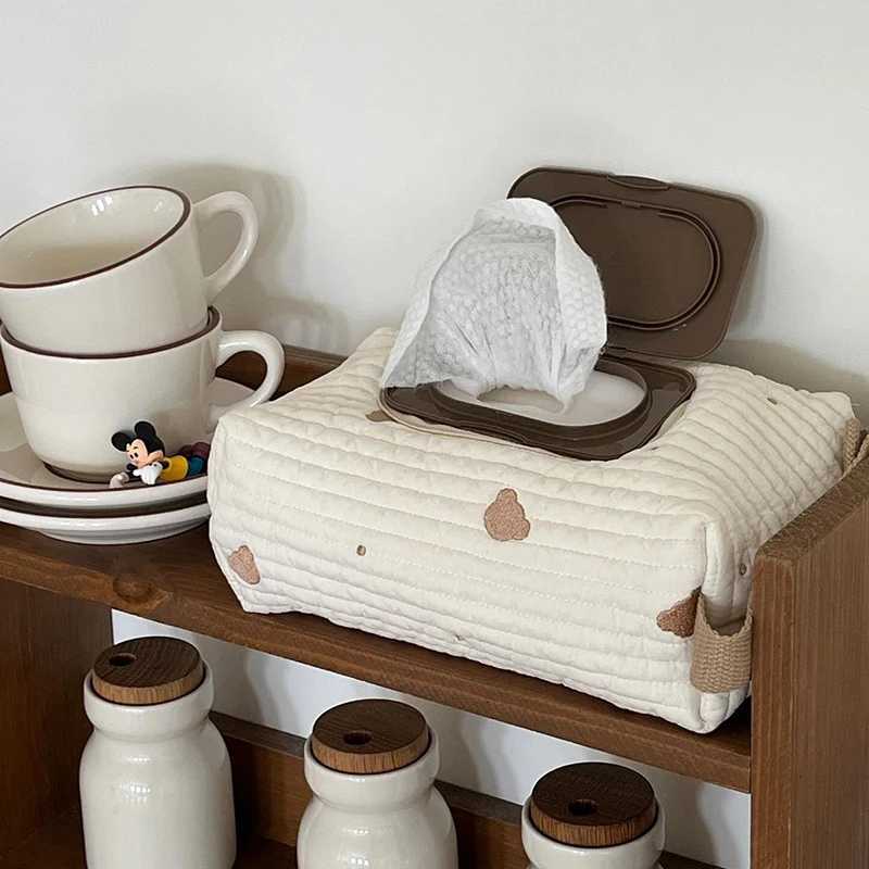 Cartoon Flip Cover Tissue Box Wet Wipes Case Car Hanging Bag Paper Holder Storage Removable Napkin Storage Hanging Box Y250218