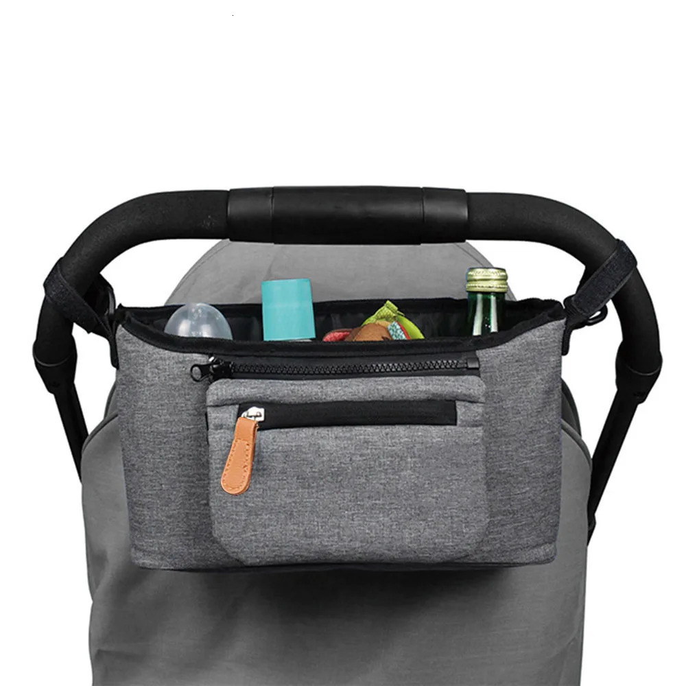 Baby Stroller Bag Pram Organizer Accessories Stroller Cup Holder Cover Trolley Organizer Pouch Travel Accessories Baby Care Bag 250218