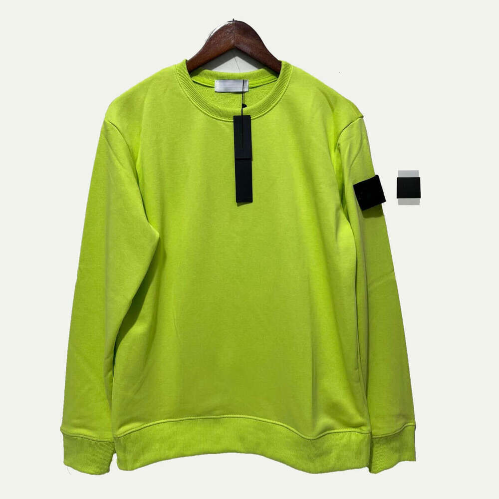 Round Neck Hoodie Men's Solid Color High Street Plus Version Versatile Casual Top