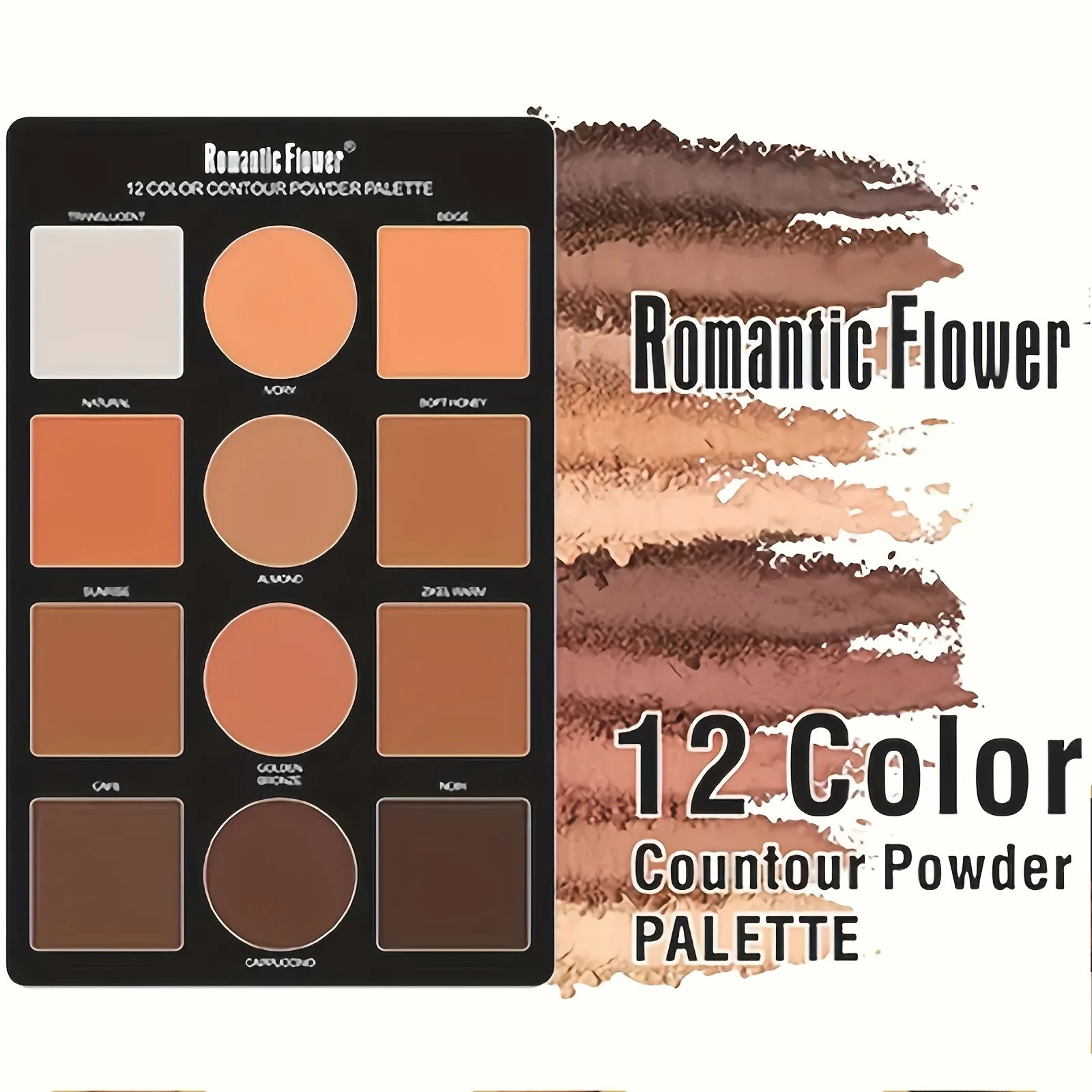 12-color bronze powder palette matte palette concealer and highlight three-dimensional makeup contouring face bl 250214
