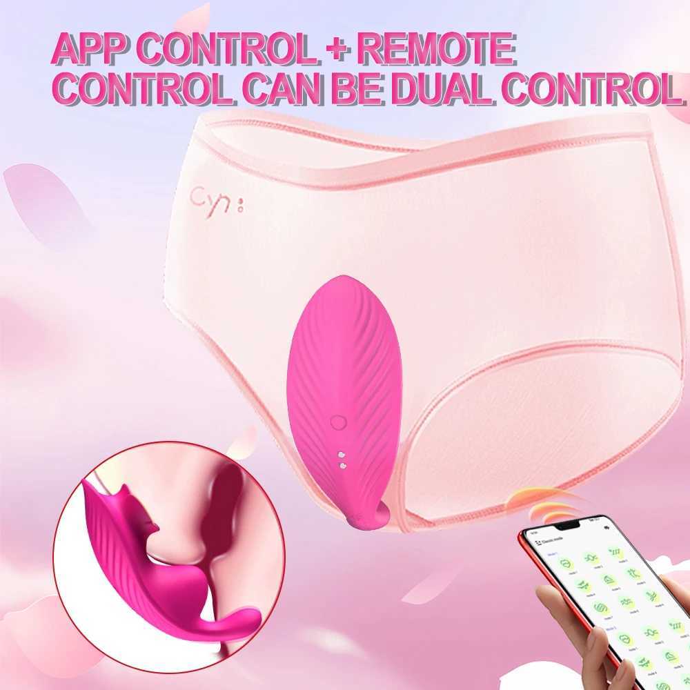 Wireless Bluetooth Clitoris Vibrator for Women APP Control Wearable Clitoris Stimulator Female Masturbator Sex Toys for AdultsXJ250218