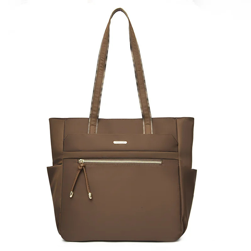 Ox cloth shoulder bag womens office large capacity tote 250206