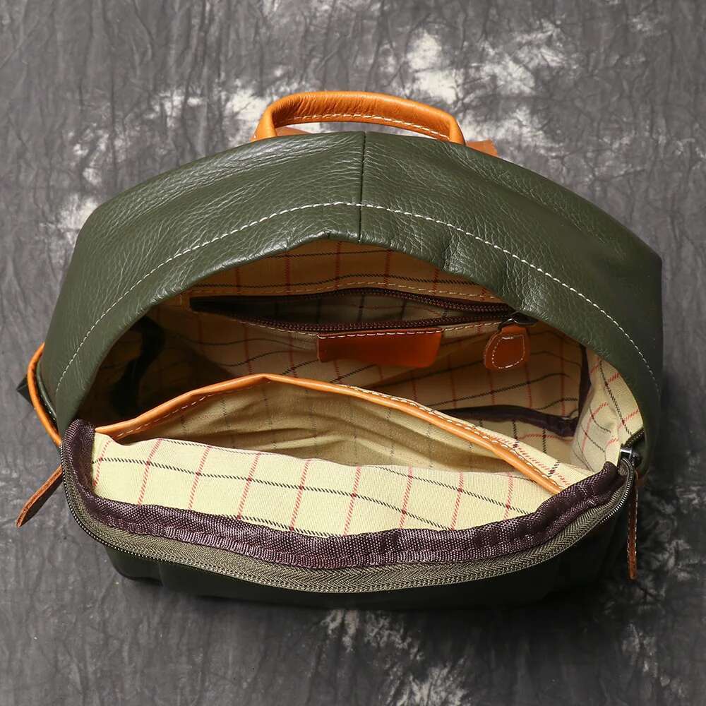 New Trendy Women's Versatile Fashion Leather Small Backpack Lightweight Casual Travel School Bag