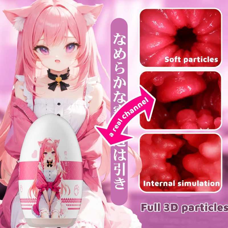 Portable Male Masturbator Mini Vagina Egg Masturbation Cup Penis Massage Adult Toy for Men Glans Exercise Blowjob Sex Toy forMen W250218